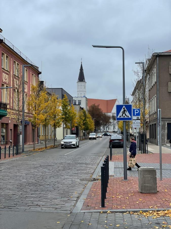 شقة Jaukus Apartamentai Miesto Centre Šiauliai المظهر الخارجي الصورة